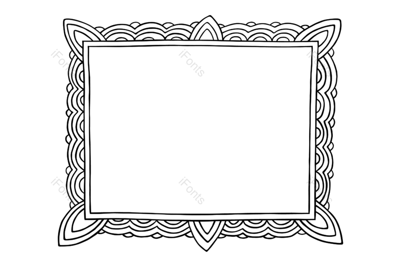 边框图片,花纹元素,图案PNG,复古花纹免抠素材
